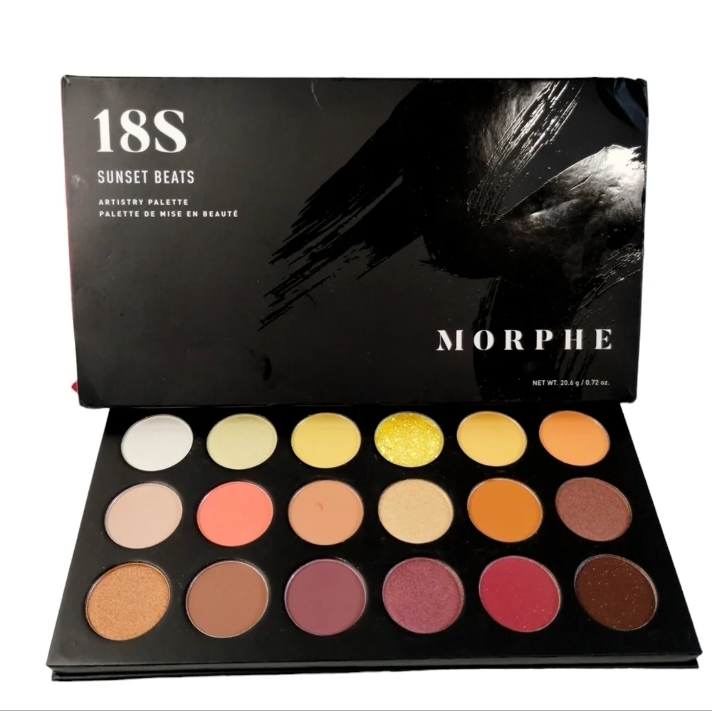 MORPHE 18S‎ Sunset Beats Artistry Eyeshadow Palette FREE Brush DISCONTINUED